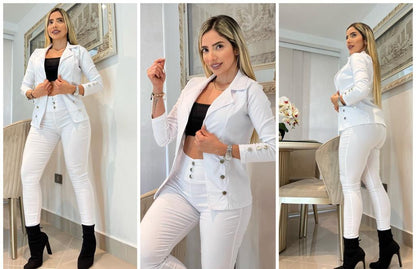 Conjunto Majestic 3 en 1 - Blazer + Blusa + Pantalón - ¡Compra 1 y Lleva 3! Últimas piezas disponibles