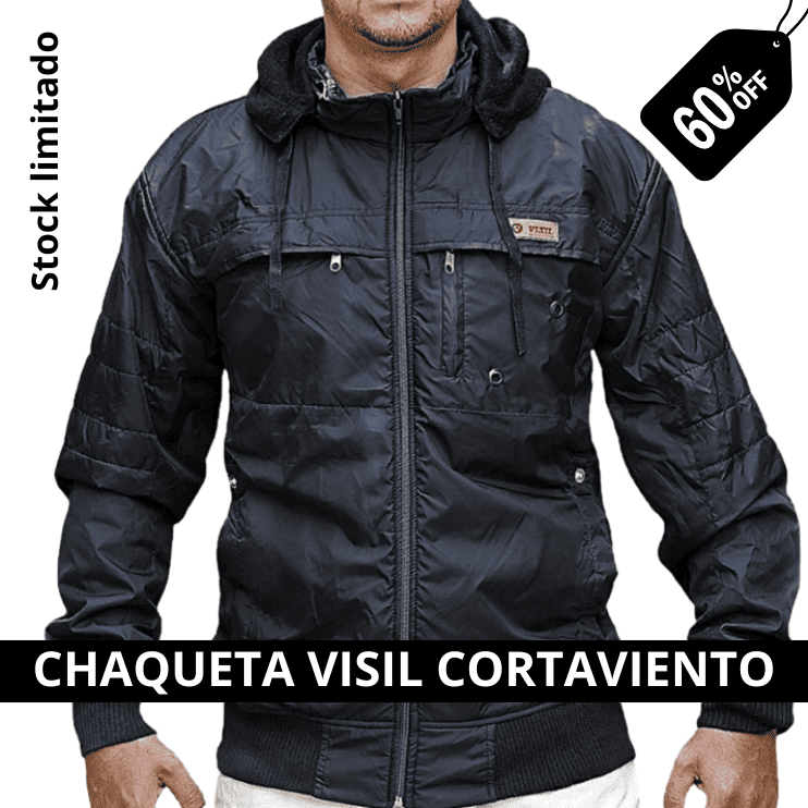 Chaqueta Visil Cortaviento – El Éxito de Fin de Año + Regalo Exclusivo – Envío Exprés