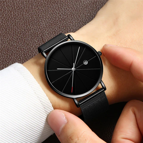 Reloj Elegante Negro Megane - Estilo y Sofisticación en un Solo Accesorio