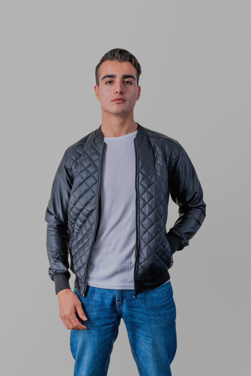 Chaqueta de Cuero Falcon - Calidad del Cuero con 60% de Descuento - Stock Limitado